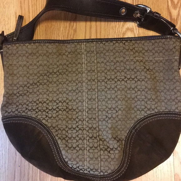 Authentic Coach Brown Hobo Bag - Picture 6 of 8